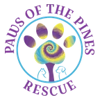 Paws of the Pines Rescue logo
