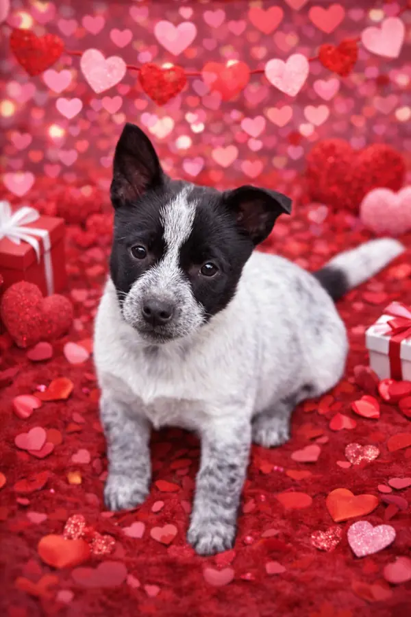 Shackleford, Blue Heeler and Dachshund mix